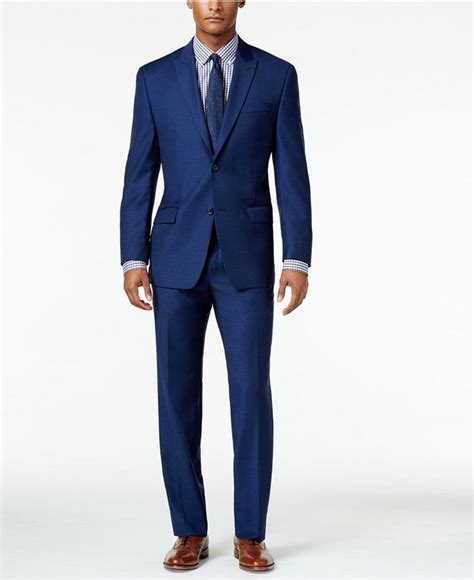 michael kors postman blue suit|Men's Blue Styles .